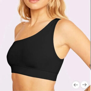 Parade Black Asymmetrical Bra Size Large